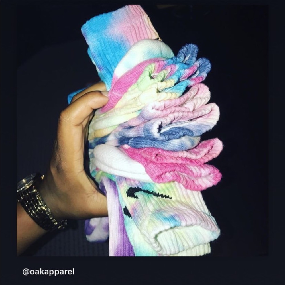 Tie Dye Nike Socks - Oakapparel - Picture 5 of 5
